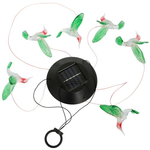 LED Solar Hummingbird Wind Chime Solar String Lights 6 LEDs Color-Changing IP65 Waterproof Decorative Lamp LED Solar Hummingbird Wind Chime Solar String Lights 6 LEDs Color-Changing IP65 Waterproof Decorative Lamp